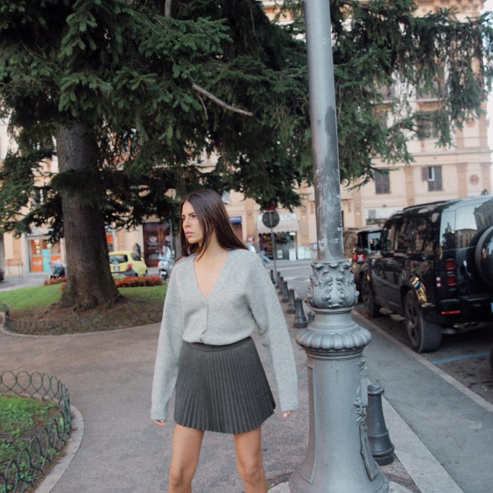 Pleated Skort